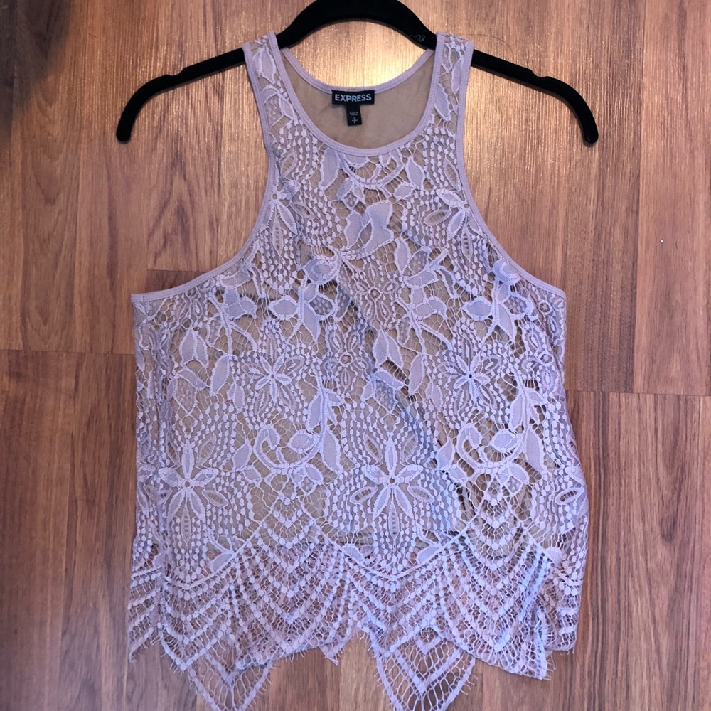 Express lace top